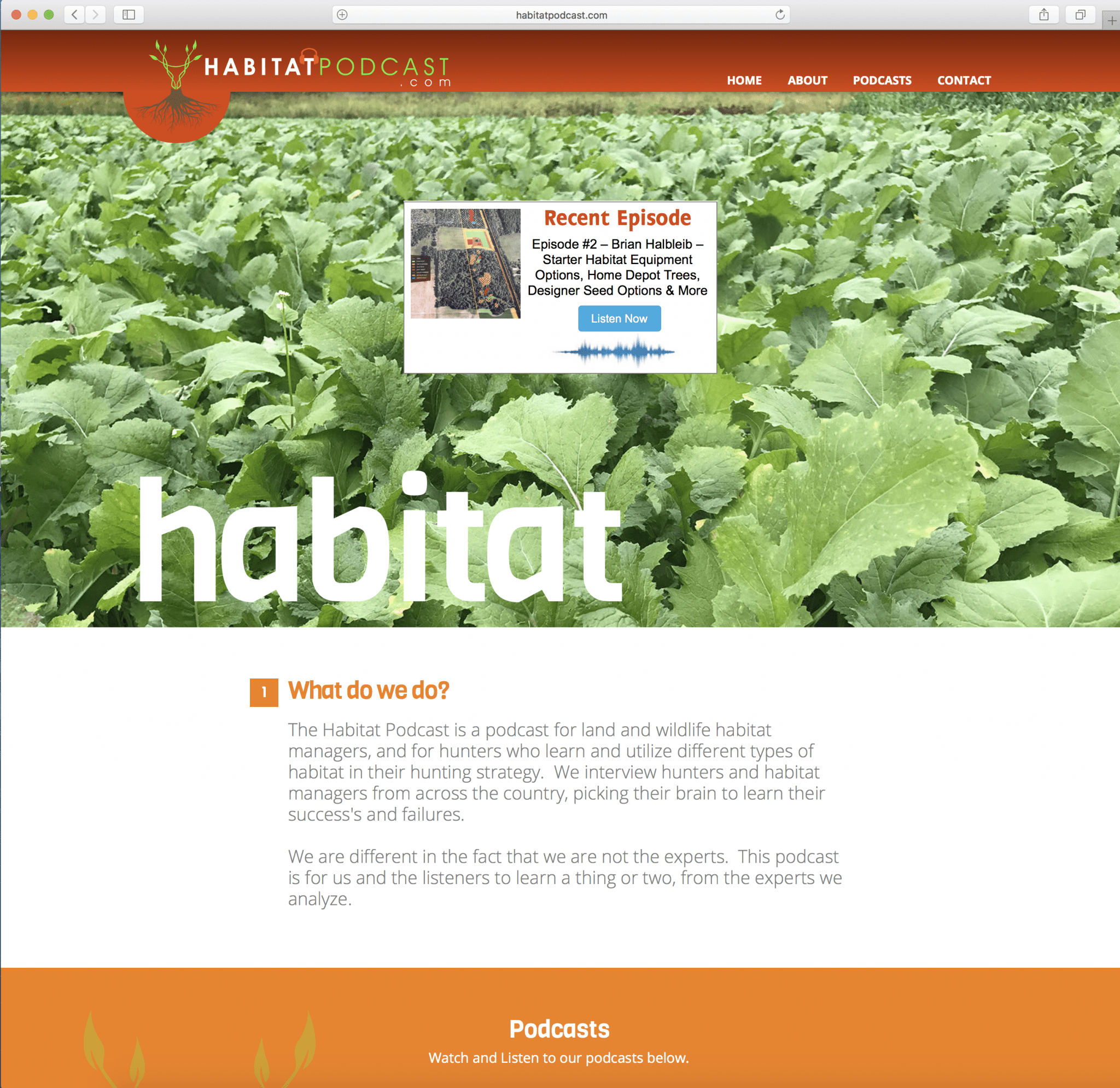 habitat podcast